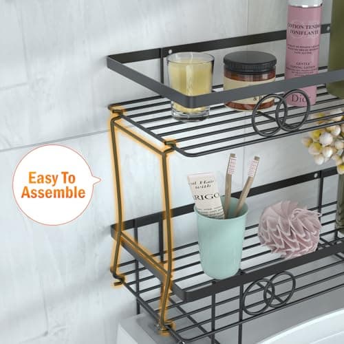 2-Tier Bathroom Storage Shelf for Space Saver