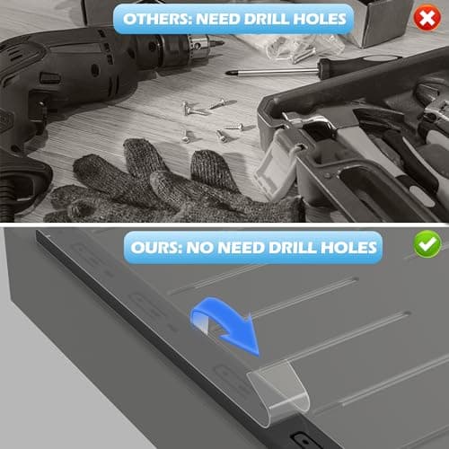 2 Pack COVAODQ Extendable Sliding Cabinet Organizer, Adjustable Width 12.4" to 20.4", Grey