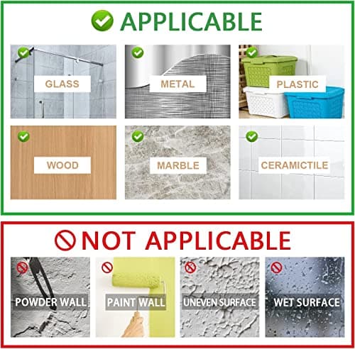Acrylic Spice Rack Organizer with Nano Tape for Kitchen Wall - 2 Pack