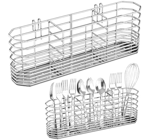 Adjustable 304 Stainless Steel Sink Dish Drier Rack with Utensil Holder