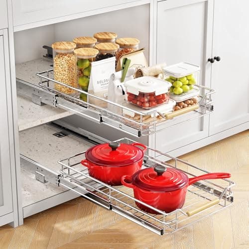 Heavy Duty Pull Out Cabinet Organizer for Kitchen Cabinets
