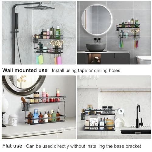 2-Tier Bathroom Storage Shelf for Space Saver