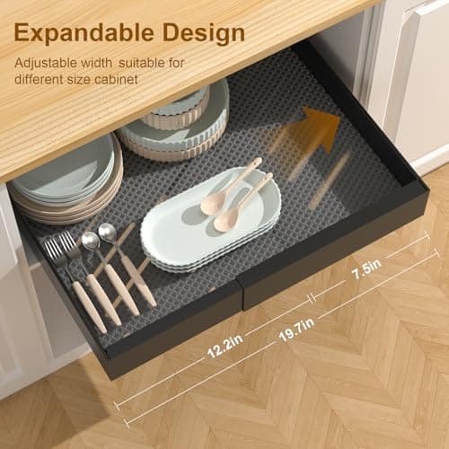 16.5" Deep Heavy Duty Pull Out Drawers for Kitchen Cabinets & More