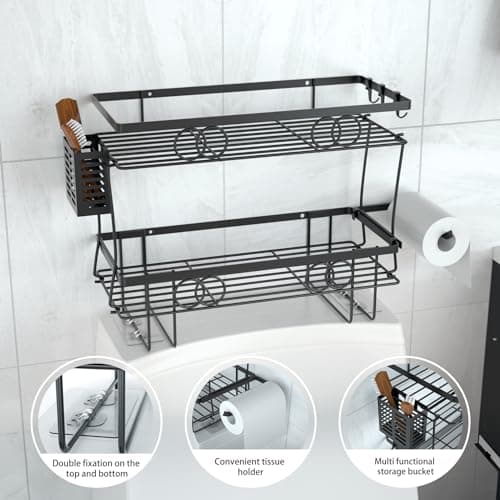 2-Tier Bathroom Storage Shelf for Space Saver