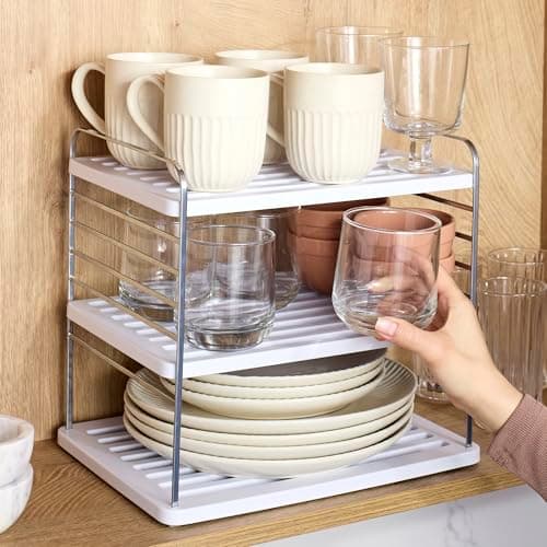 YouCopia UpSpace Adjustable Height Kitchen & Pantry Shelf Organizer