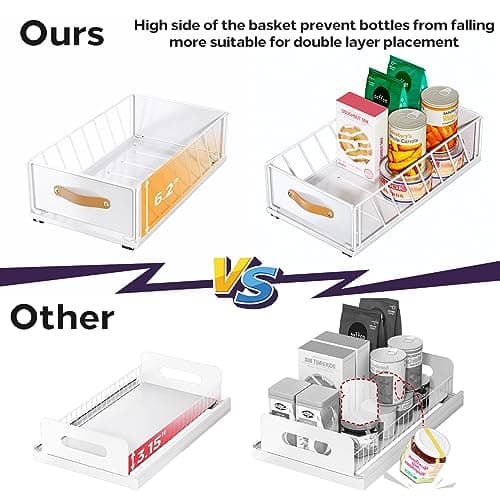 Adhesive Cabinet Organizer for Kitchen and Bathroom