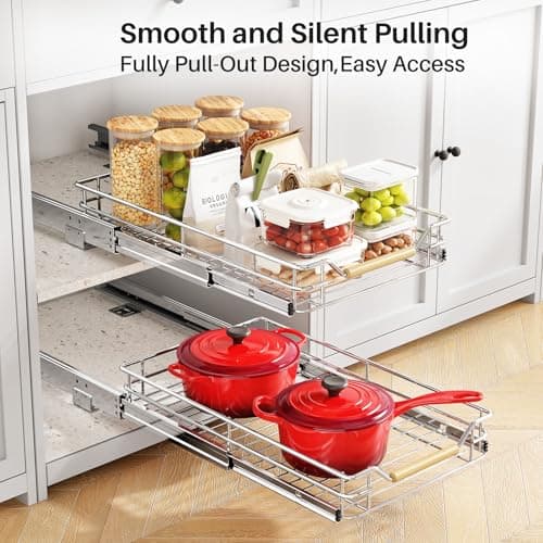 Heavy Duty Pull Out Cabinet Organizer for Kitchen Cabinets