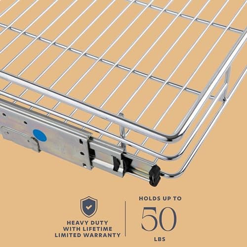 HOLDN’ STORAGE Heavy Duty Pull Out Cabinet Organizer - Lifetime Warranty
