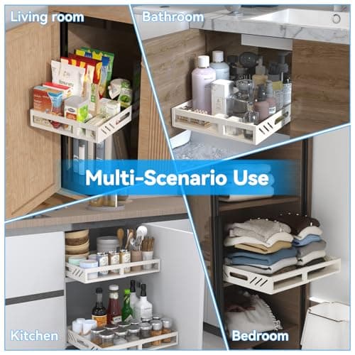 Adjustable Kitchen Cabinet Organizer for Cabinets (11.8-18.9)