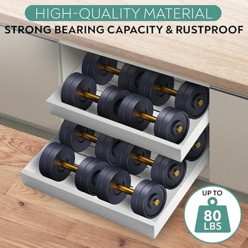 Expandable 21" Slide Out Cabinet Organizer for Kitchen & Pantry Shelves