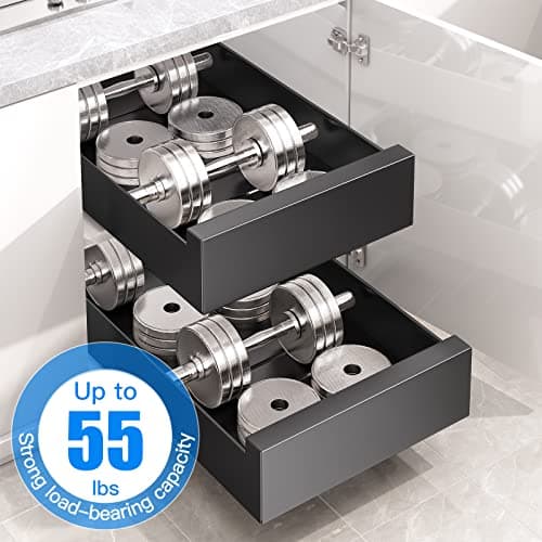 1PC Pull Out Cabinet Organizer Combo Fixed With Adhesive Nano Film