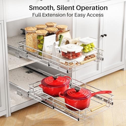 Kitchen Cabinet Organizer: 12 Wide x 21 Deep