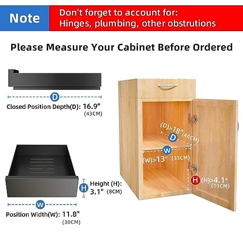 1PC Pull Out Cabinet Organizer Combo Fixed With Adhesive Nano Film