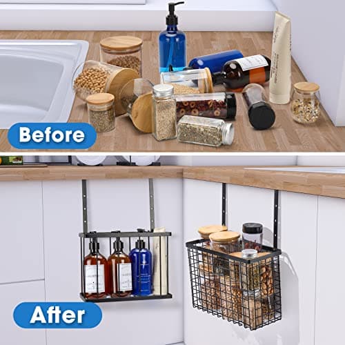 2 Pack Cabinet Door Organizer for Kitchen Storage Renton