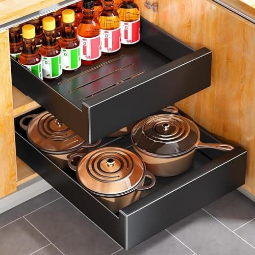 Kitstorack Pull out Cabinet Organizer Bundle