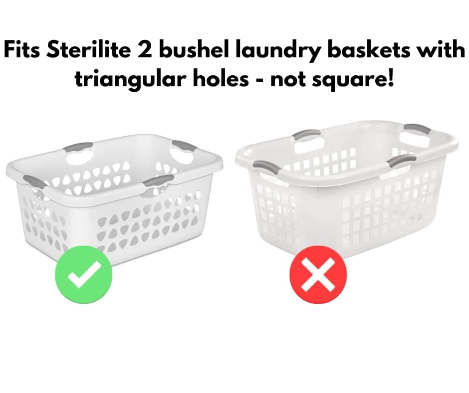 4-Tier Laundry Basket Storage Shelf (No Wheels, Wide)