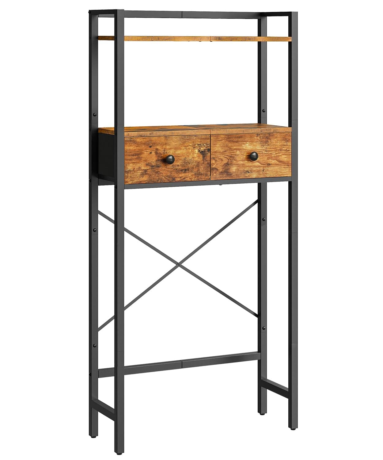 Over The Toilet Storage Cabinet with 3 Tier Organizer