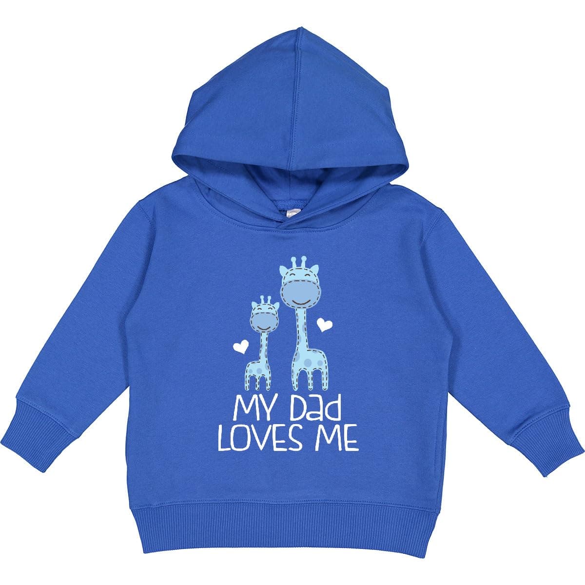 Dad Loves Me Giraffe Boys Toddler Hoodie