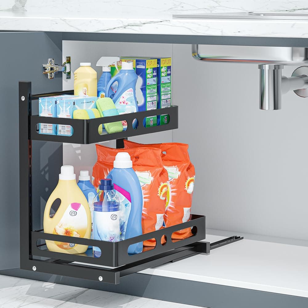 2-Tier Under Sink Organizer Shelf