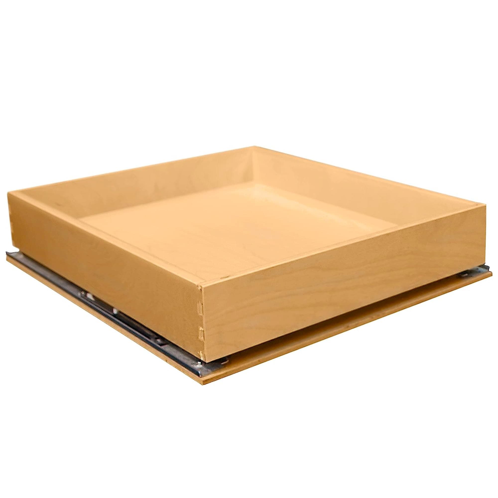 GlideSoft Close 9 Ply Birch Drawer Organizer, 14" x 21.4" Kitchen, Pantry, & More