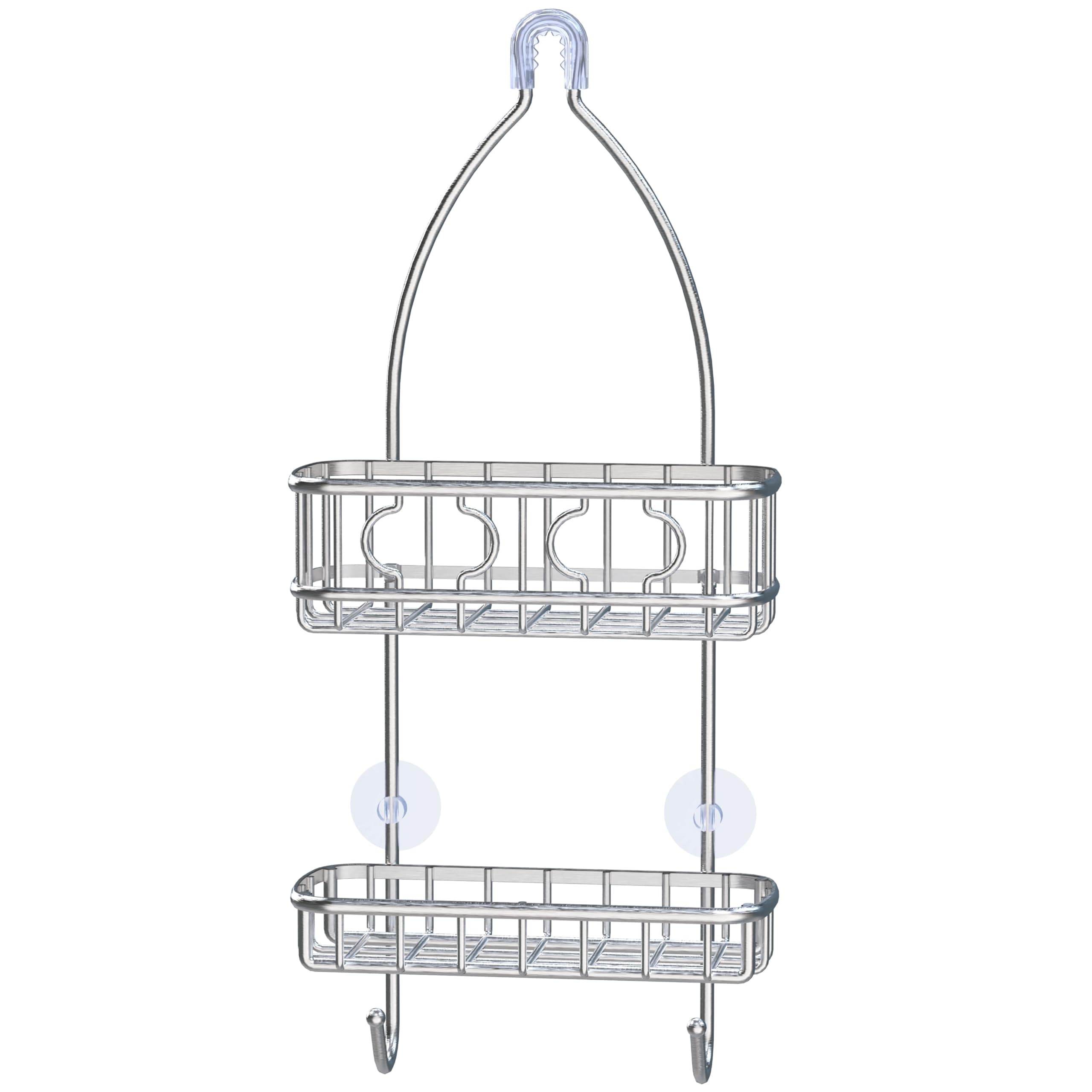 Simple Houseware Stainless Steel Bathroom Shower Head Caddy Organizer