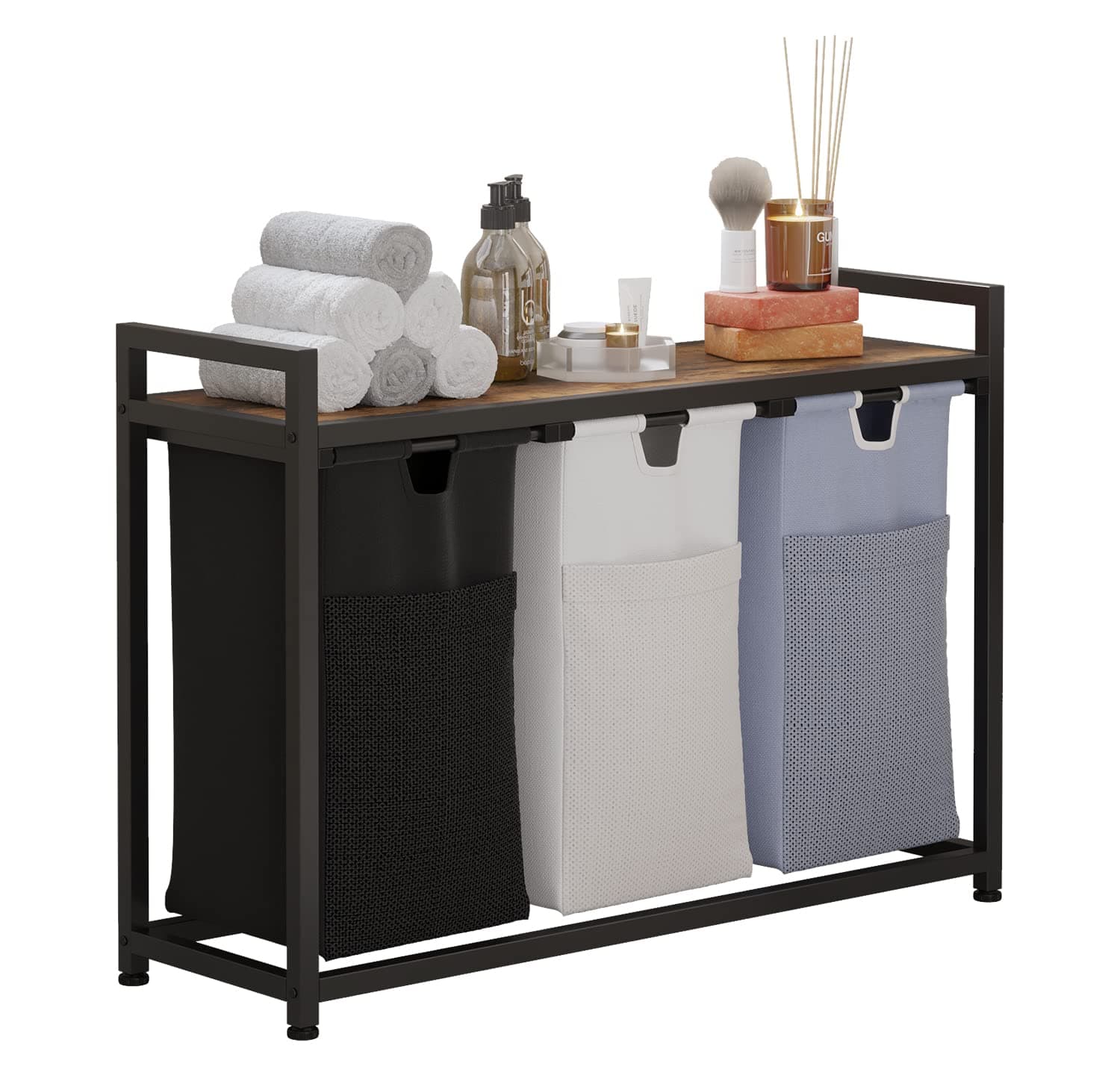 Large Capacity Laundry Hamper with Removable Bags andFabric Handles