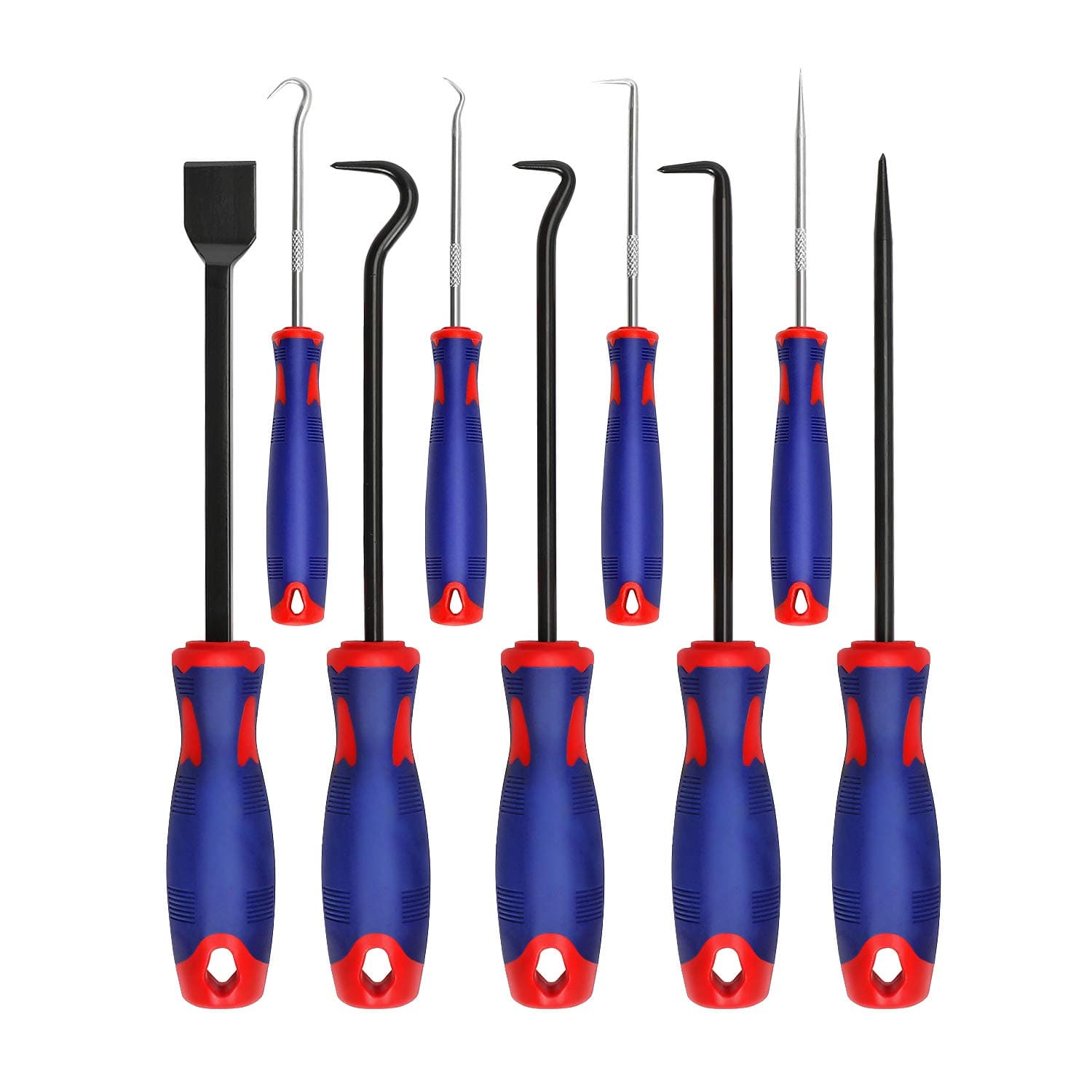WORKPRO 9-Piece Precision Pick and Hook Set with Scraper, Automotive & Electronic Tools