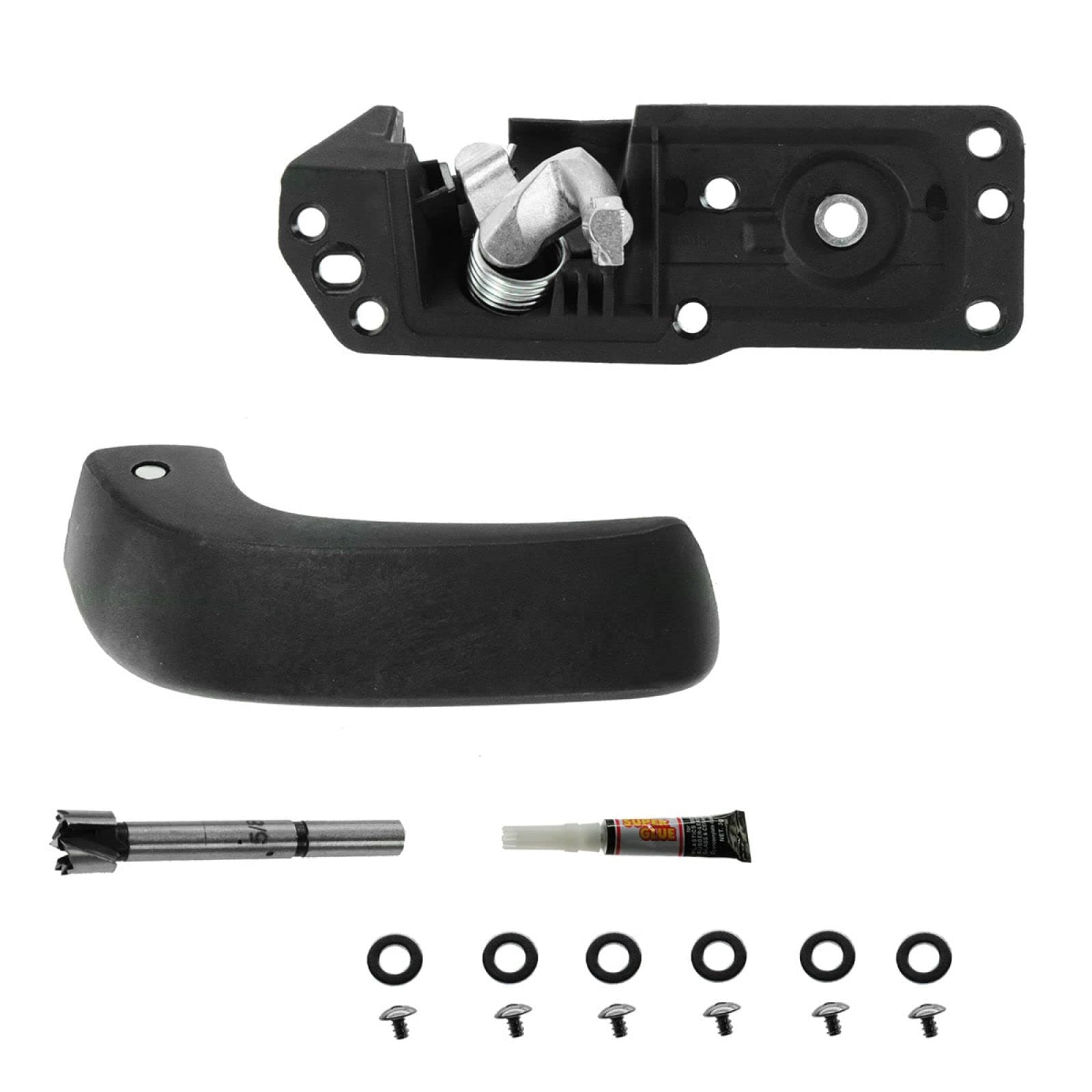Front Passenger Side Textured Interior Door Handle for 2007-2014 GMC Sierra 2500 HD